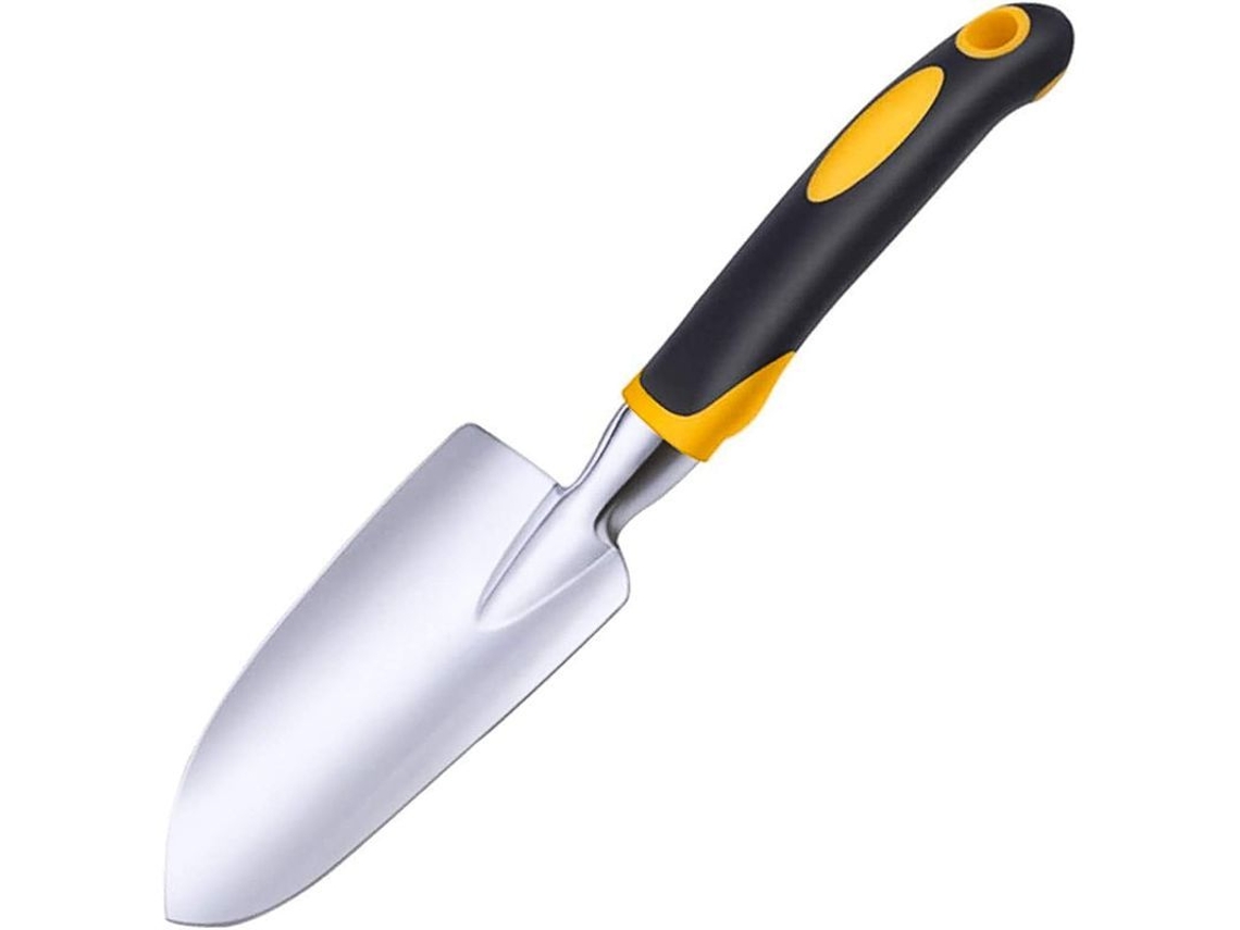 2026 pala de Acero Inoxidable para Jardín, Pala Mini para Plantar, 30cm, Cor Color Naranja, Antideslizante Y Ergonómica