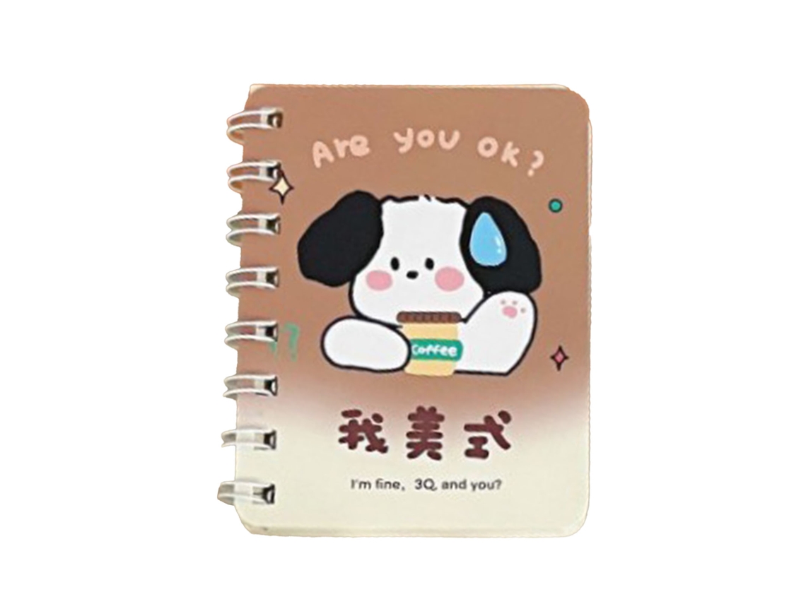 Mini Bloco De Anotações Espiral, Bonito Bloco De Anotações De Bolso Com Desenhos Animados Para Organizar Listas, Anotações, Aprendizado E Gravação.