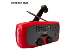Rádio De Emergência Com Energia Solar, Rádio Com Manivela, Dínamo Gerador De 5000mah, Peça Para Celular, Estilo Europeu Szrh A B Brilvibera
