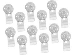Conjunto Com 12 Clipes De Fixação Para Pia De Cozinha, Acessórios De Suporte Resistentes E Duráveis Gokoco