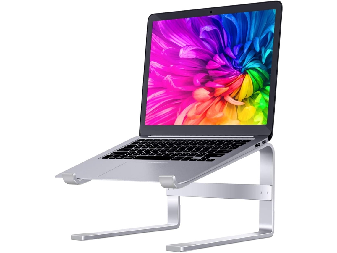 Suporte Para Notebook Para Mesa, Riser Para Notebook Para Mesa De Alumínio Ergonômico Ventilado, Compatível Com Notebook De 10-17 Polegadas