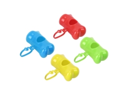 Porta Saco De Lixo Em Forma De Osso Para Pet 4pcs Abs