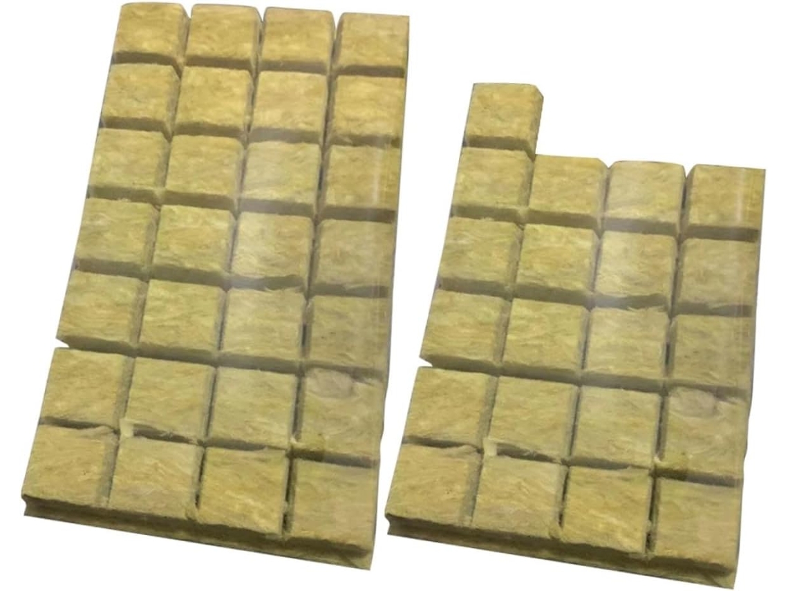 Inoomp Plugues para Mudas, Proteção Das Raízes Das Plantas, Feitos de Material Sintético, Formato Cúbico, 49 Unidades, CHABERLU