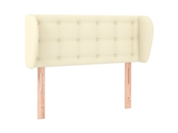 Headboard, Headboards Vidaxl Creme Couro Artificial (93 X 23 X 78/88 Cm)