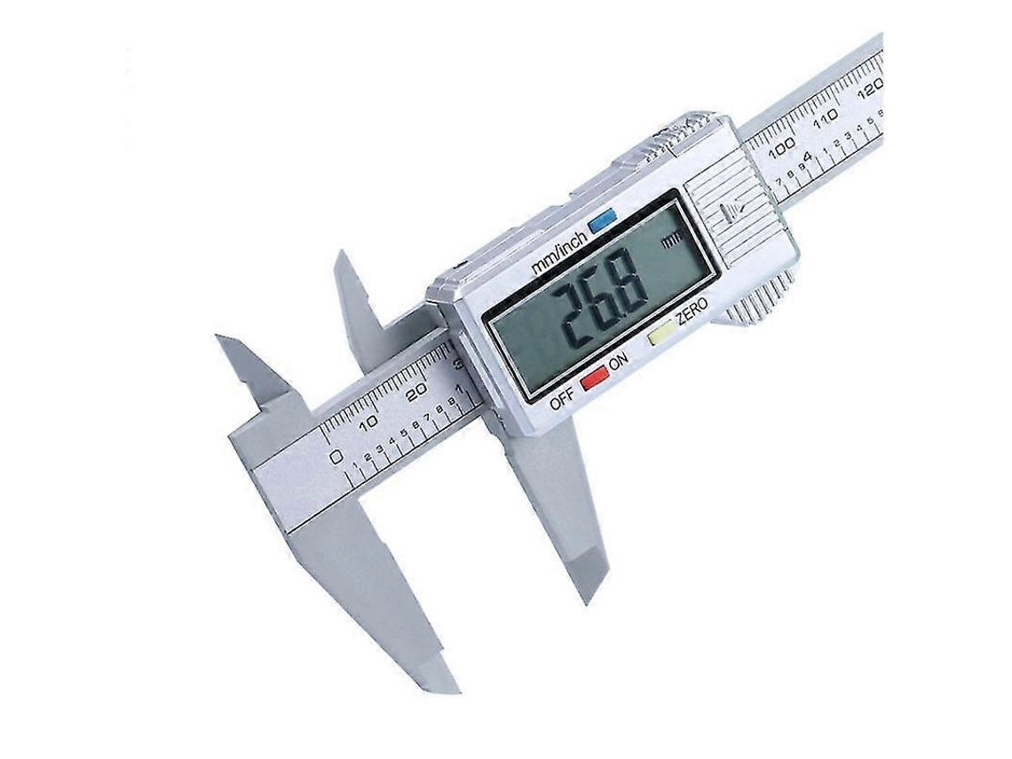 Paquímetro Digital Digital 150 Mm/6 Polegadas Lcd De Fibra Ótica Micrômetro Digital Eletrônico Dropshipping Slowmoose