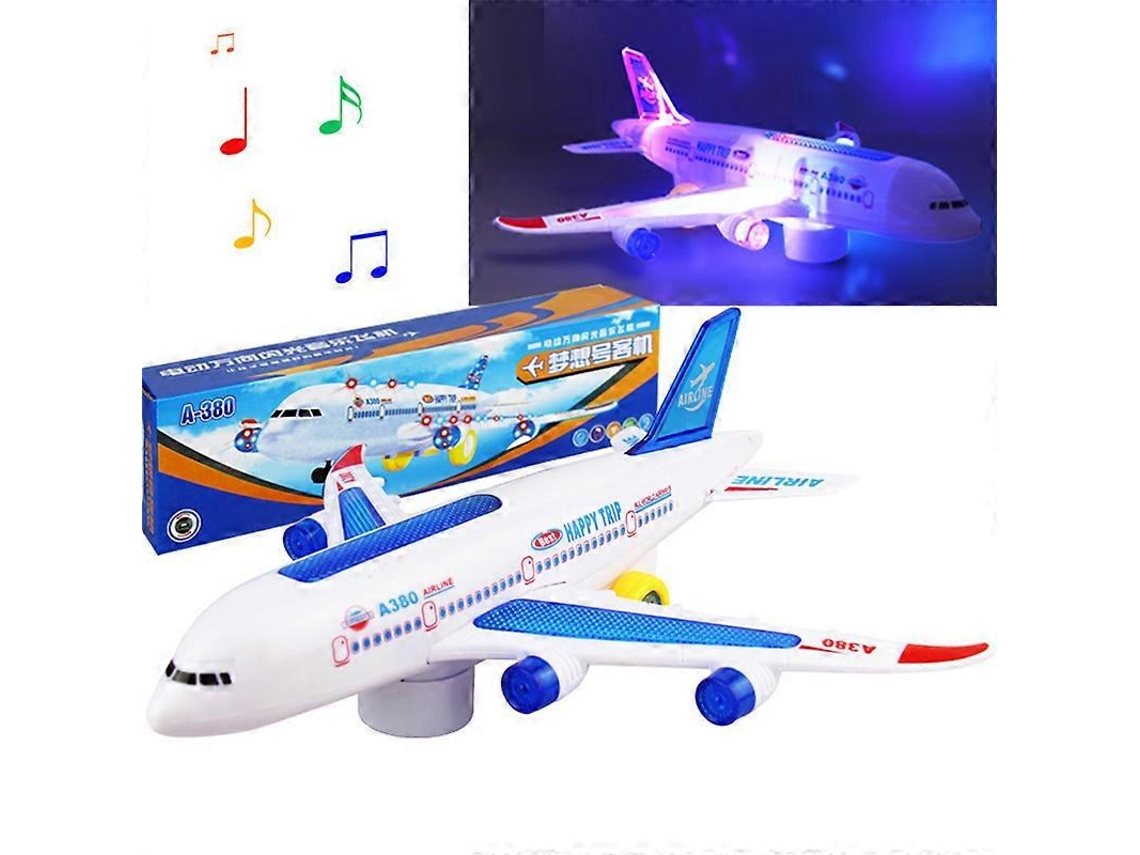 Avião De Brincar Com Luzes E Sons