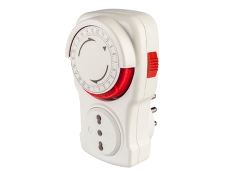 Poly Pool Pp1408 Adaptador de Enchufe Eléctrico Tipo L It Tipo L It Tipo F Rojo Blanco
