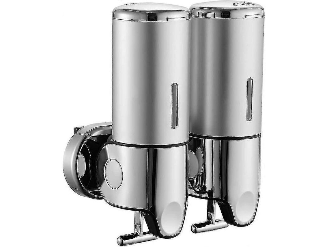 Dispenser de Sabonete Duplo Inox 500ml, Nova Line
