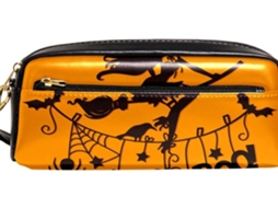 Este organizador de lápis de grande capacidade com estampa de Halloween é ideal para a escola, adolescentes, meninos e meninas.