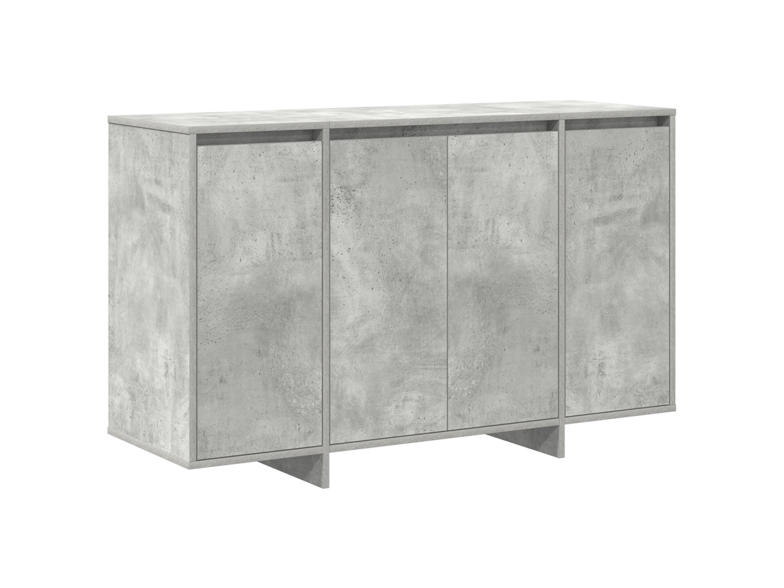 Conjunto 1 Buffet Vidaxl Cinzento Derivados De Madeira (120 X 41 X 75 Cm)