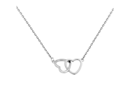 2026 collares de Prata Ley 925 com Pingente de Coração Intercalado Choker para Mulher