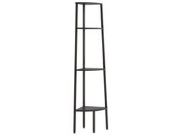 Corner Shelf, Corner Shelves Vidaxl Preto Madeira Processada (n/a)