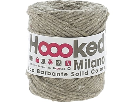 Linha HOOOKED Eco Barbante 50 g. Taupe (Castanho)