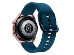 Pulseira de silicone ajustável para Samsung Galaxy Watch3 41 mm com fivela de metal. Ly Ebike