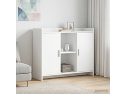 Vidaxl Buffet Branco 98,5 X 33 X 80 Cm Derivados De Madeira