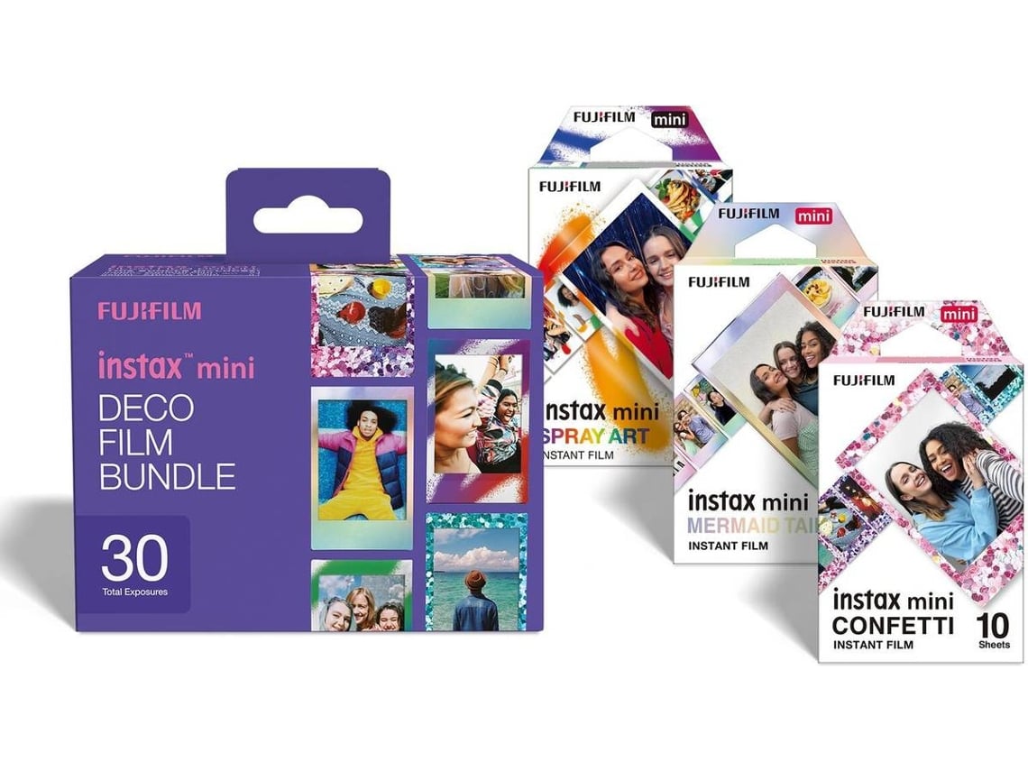 Bundle Filmes FUJIFILM para Instax Mini Deco (3 x 10 unidades)