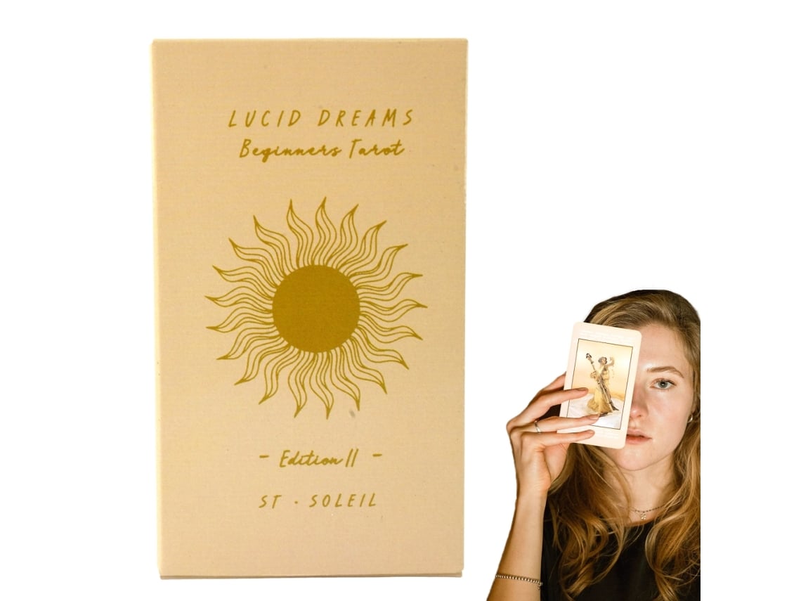 Ats 78 Cartas de Tarot em Inglês Baraja de Tarot para Adivinação Presente para Principiantes e Expertos