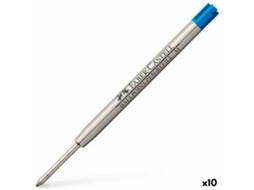 Peças Sobresselentes FABER-CASTELL 148741 Caneta Azul 10 Unidades