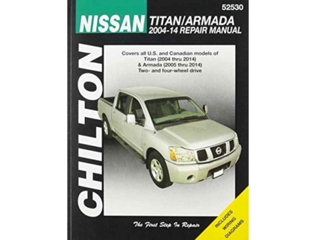 Livro nissan titan/armada (chilton) de haynes publishing (inglês)