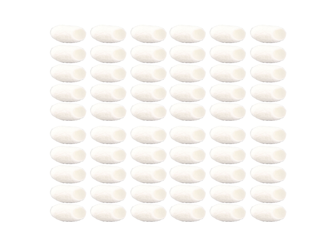 Bolas De Seda Para Limpeza E Escovação Facial