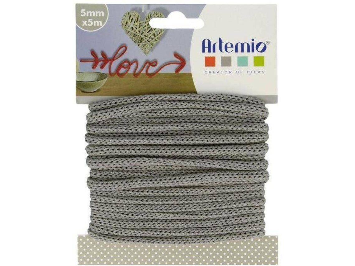 Fio  para Tecer ARTEMIO  (5 mm x 5 M - Cinzento)