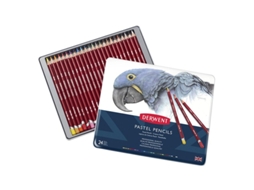 Caixa Metal de Lápis DERWENT Pastel (24 Unidades)