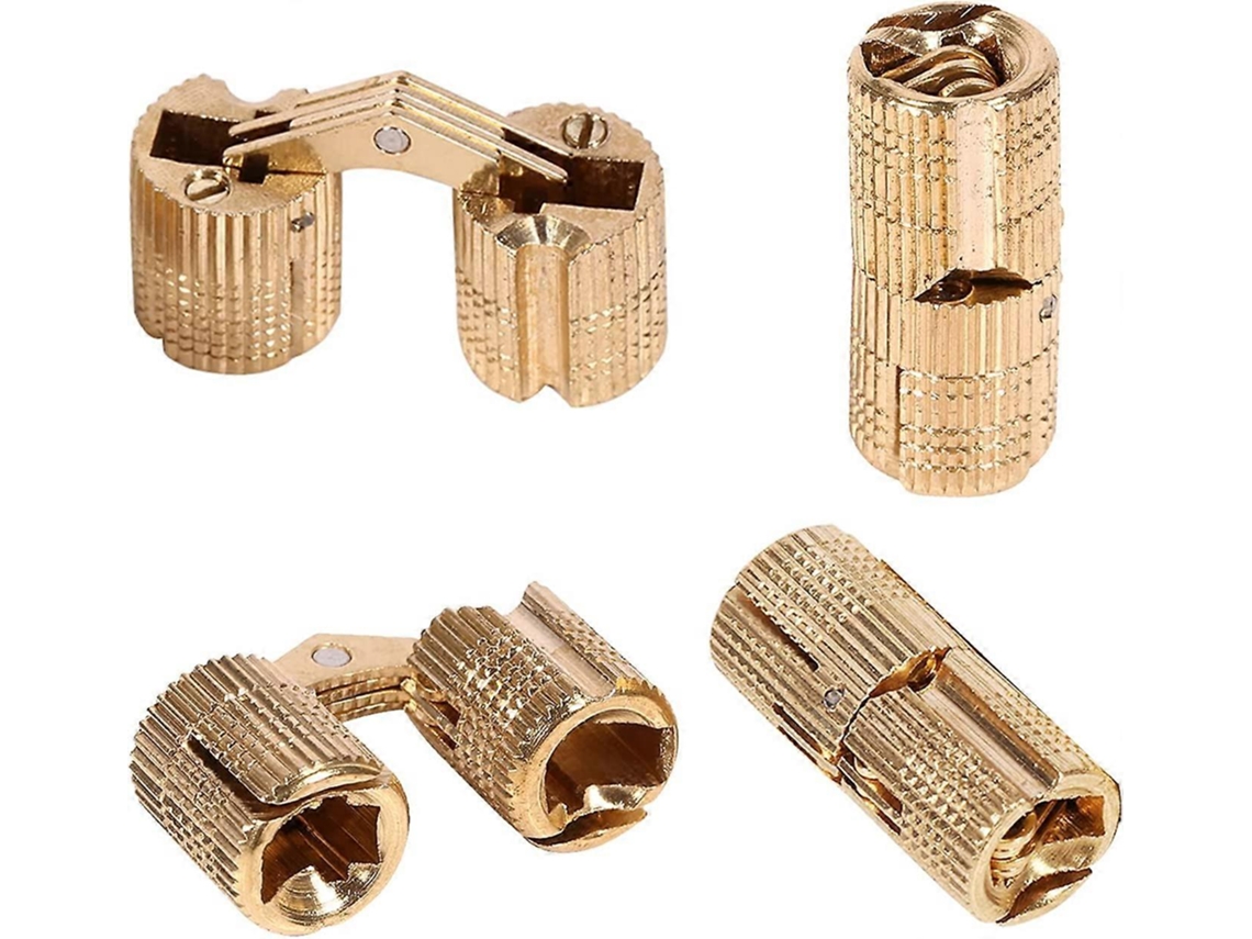 4pcs/pack Fechadura Oculto De Latão Invisível Para Bijuterias Diy (12mm)