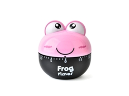 Mecânico Animal Formas Temporizador De Cozinha Mecânico 60 Minutos Suprimentos De Cozinha Temporizador Dos Desenhos Animados Rosa*
