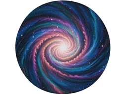 Almofada Redonda De Algodão Com Espuma Viscoelástica Galaxy, Grossa E Macia, Ideal Para Casa E Escritório 38x 38cm