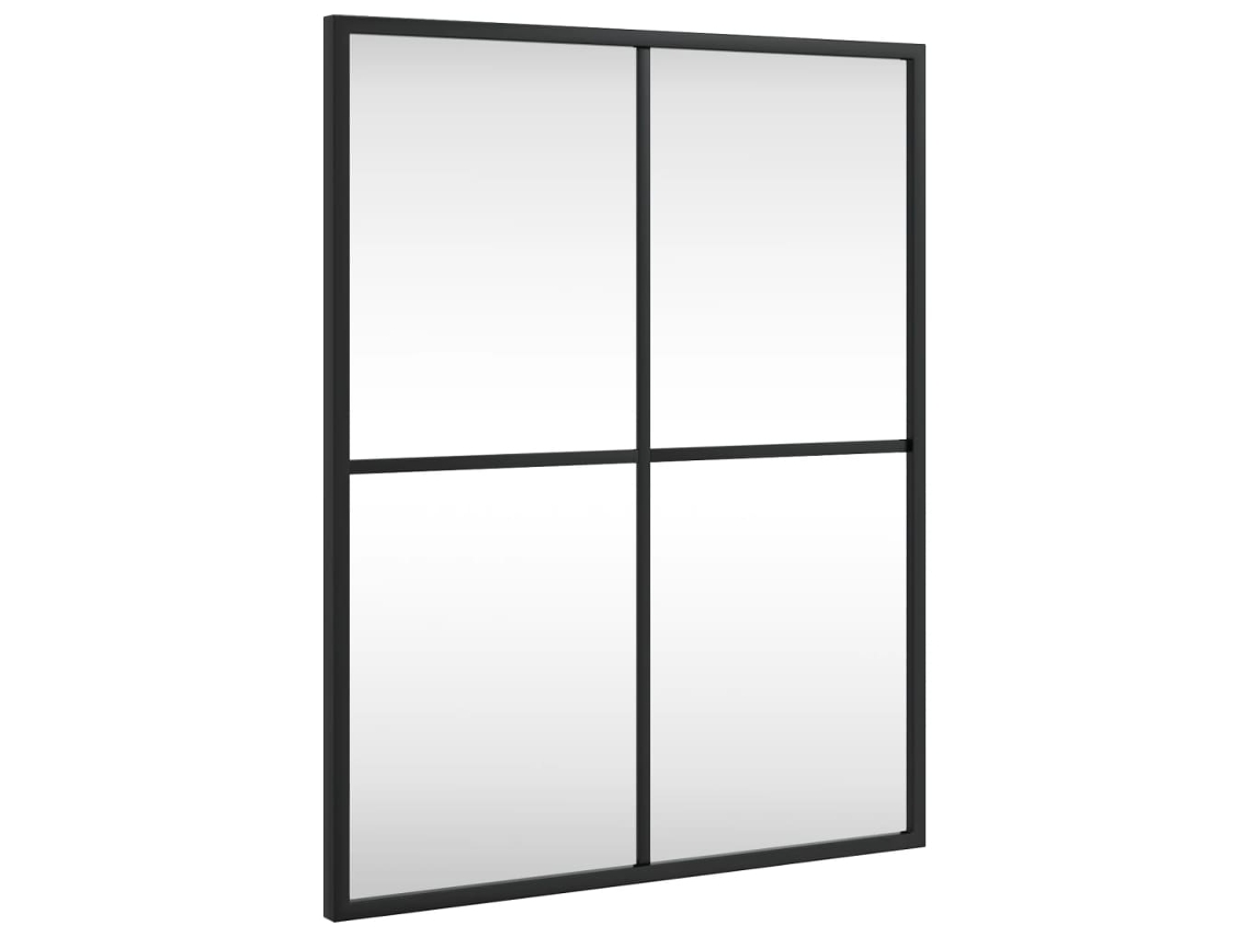Wall Mirror, Wall Mirrors Vidaxl Preto Ferro (40 X 50 Cm)