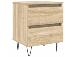 Mesa de Cabeceira Derivados de Madeira Carvalho Sonoma 40x35x50 cm MAISON EXCLUSIVE