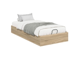 Estrutura de Cama Ottoman Carvalho Sonoma 193x75,5x25 cm MAISON EXCLUSIVE