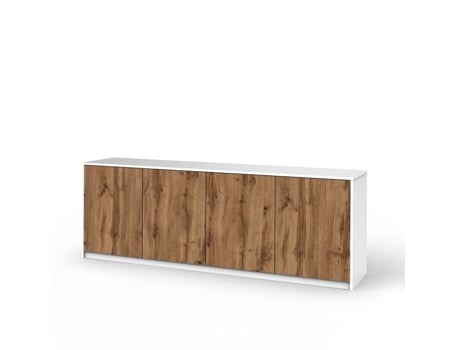 Buffet 4 Portas Budapest Branco/cebro Aqa Design
