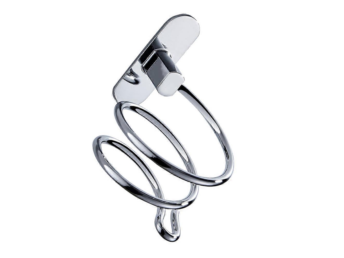 Suporte De Parede Para Secador Cabelo, Prateleira Armazenamento Durável Em Aço Inoxidável, Organizador Que Economiza Espaço Banheiro Ou Salã