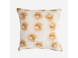 M/Otis 45X45 Mostarda Capa de Almofada de Algodão Estampada MEVAK LIVING