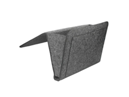 Bolsa de armazenamento de cabeceira, bolsa de edredom, mesa de cabeceira suspensa, organizador de sofá e quarto Slowmoose (fmy)