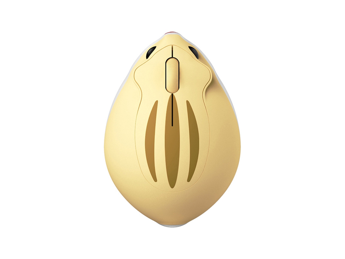 Mouse Ergonômico Bestvite 2.4g Bluetooth 1600dpi Amarelo
