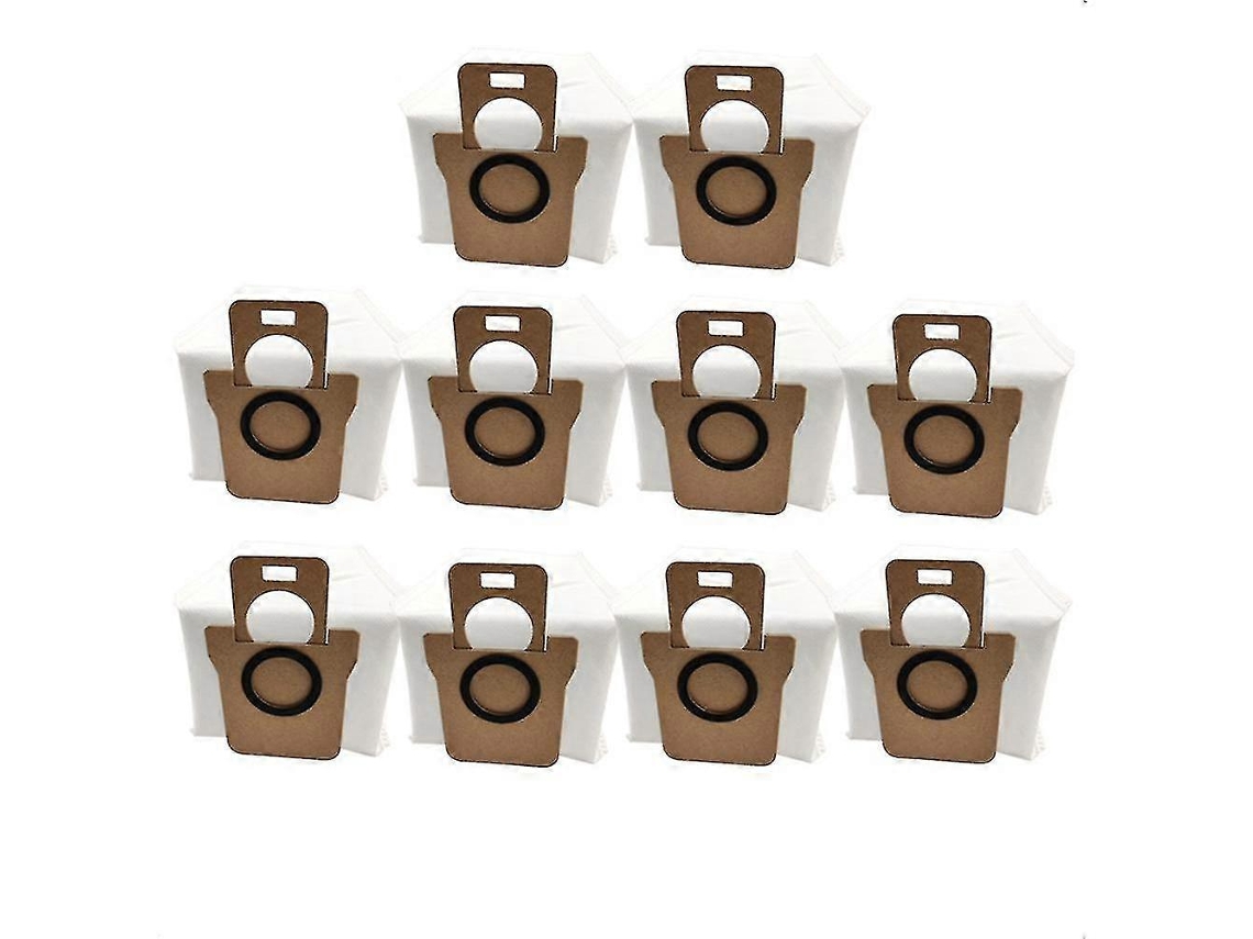 Conjunto De 10 Sacos Pó Para Aspirador Robô Mijia B101cn Acessórios E Peças Reposição. Tuotuo