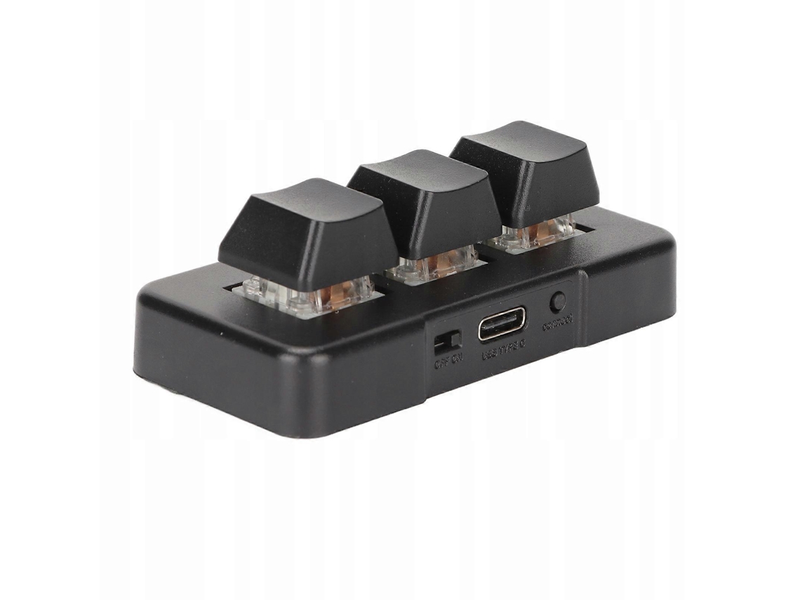 Mini Keypa Teclado Programável De 3 Teclas Everley891