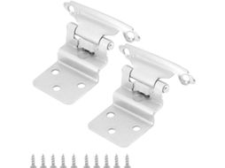 Dobradiças De Aço Inoxidável Para Portas, 2 Peças, Armários Cozinha