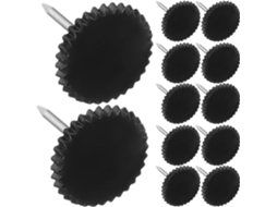 Conjunto de 100 pequenas, leves e multifuncionais tachininhas de plástico para cortiça quadros, ideais para mesas e escrivaninhas.
