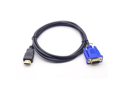 Adaptador HDMI Lurelia Cabo para VGA, 1920x1080, 1080p, 720p, 1,8 MP, compatível com PS3