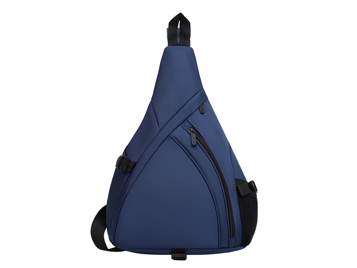 (azul) Bolsa De Peito Casual E Elegante, Design Simples, Grande Capacidade, Mochila Para Ciclismo.