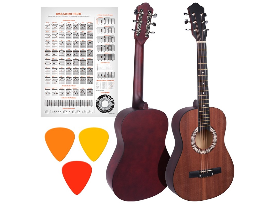 Ag 34 1/2 Guitarra Acústica Para Aprender a Tocar Fosco Nn