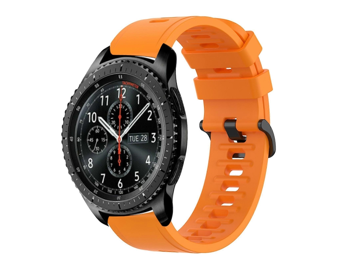 Pulseira De Silicone Macio De Cor Sólida De 22 Mm Para Samsung Gear S3 Frontier