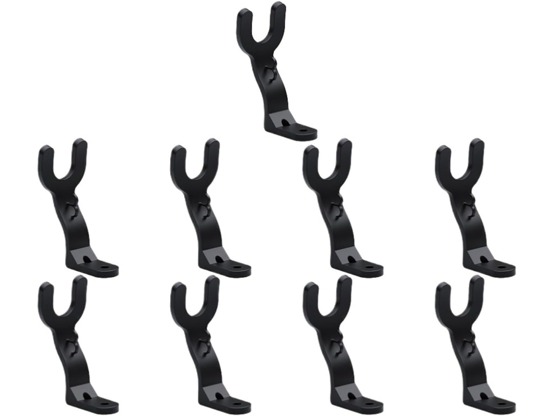 Conjunto De 10 Ganchos Multifuncionais Para Capacete Motocicleta 9 Peças, Ideais Para Casa, Bagagem, Jaquetas