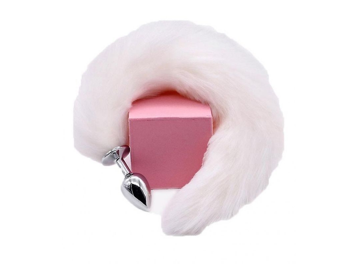 Massagem De Metal Cauda De Raposa Para Role Play E Cosplay Kee