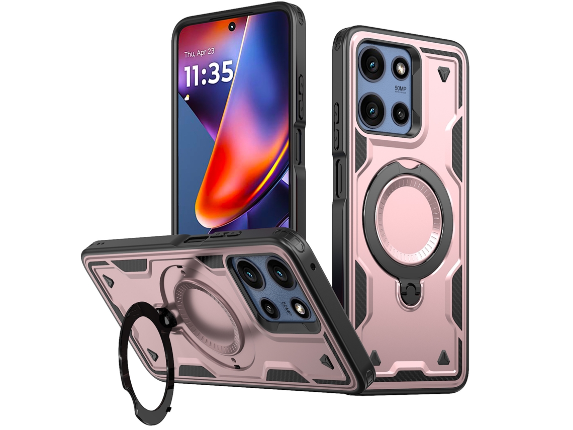 Capa Para Moto G13/g23/g53,compatível Com Magsafe Rosa Panoona