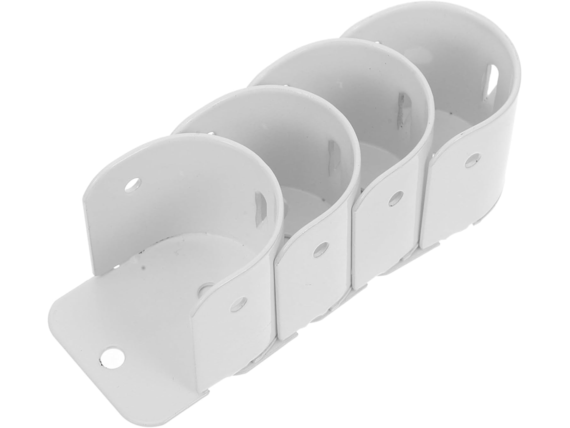 Suportes Para Varão De Chuveiro Toyvian Em Aço Inoxidável, Conjunto De 4 Peças, Para Uso Doméstico Ou Em Armários