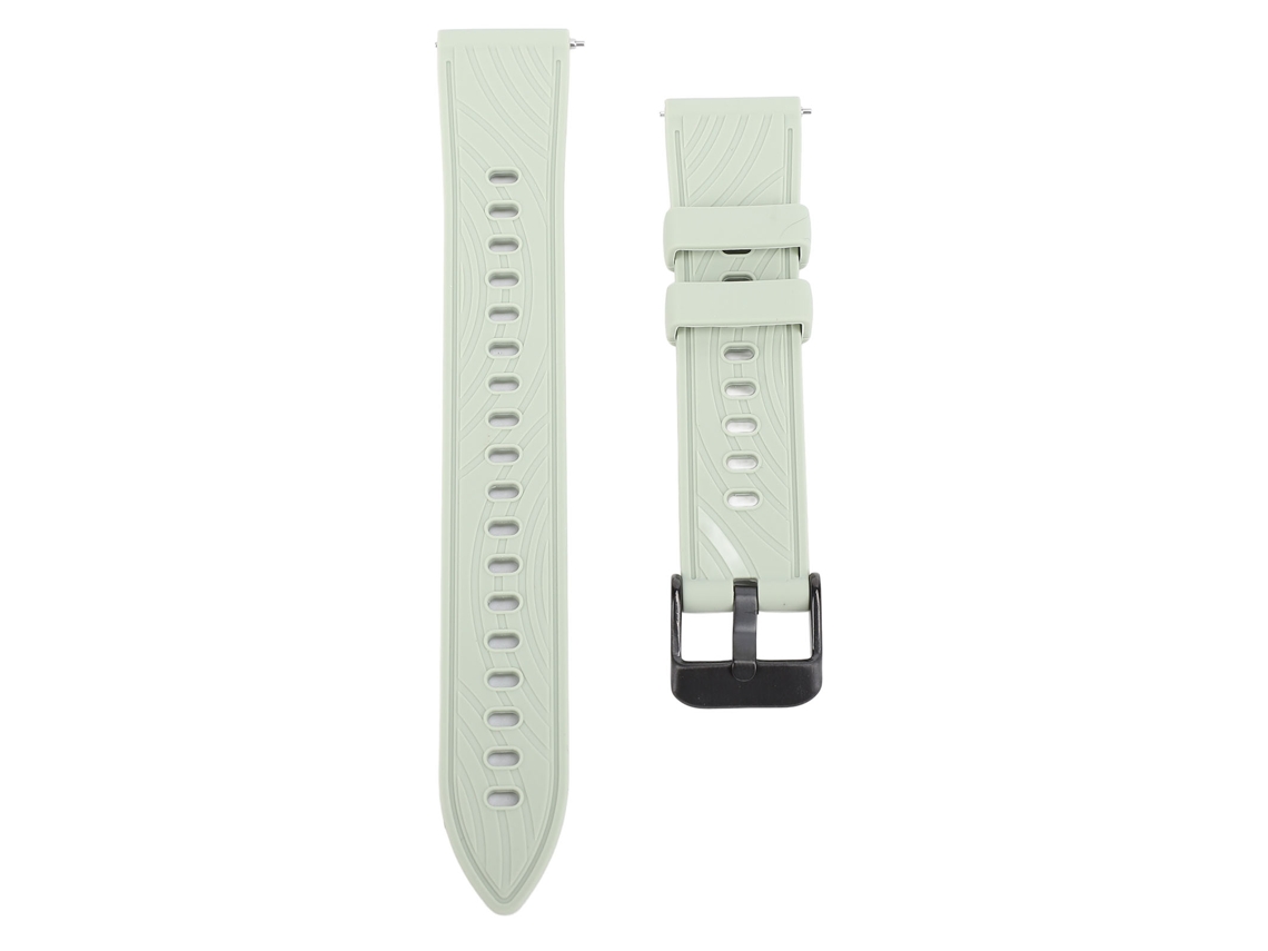 Pulseira De Silicone Para Gt4 Respirável Com Liberação Rápida Gravada Para Smartwatch Homens Mulheres Verde